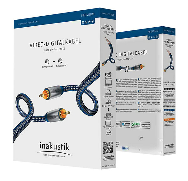 inakustik PREMIUM 10%領券回饋 Digital Coaxial數位同軸訊號線 四星 台灣公司貨