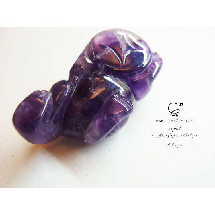紫水晶貔貅AM70401332/紫水晶 /水晶飾品/ [晶晶工坊-love2hm]