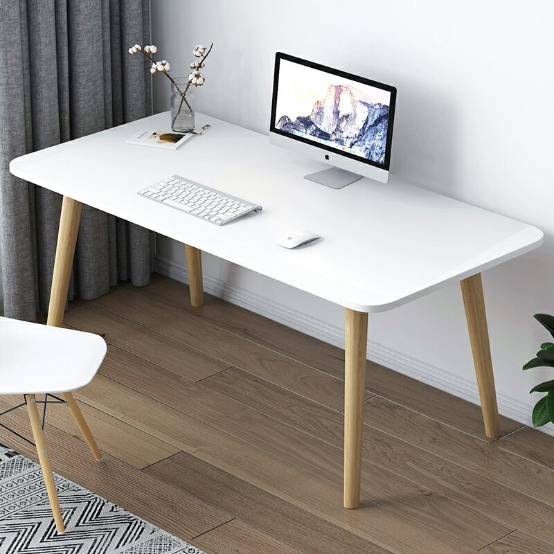 電腦桌臺式臥室書桌家用簡易辦公桌學生學習桌簡約現代寫字小桌子
