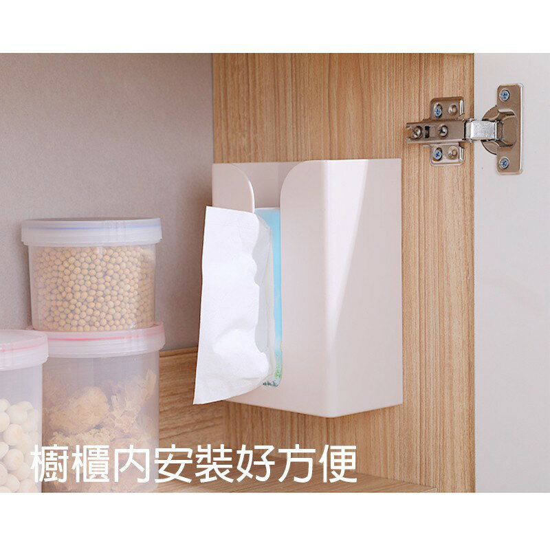 簡約黏貼式紙巾架【Y025】台灣出貨 免打孔壁掛面紙盒 黏貼式衛生紙盒 置物架 衛生紙架 面紙收納架 廁所 櫥櫃 收納 4