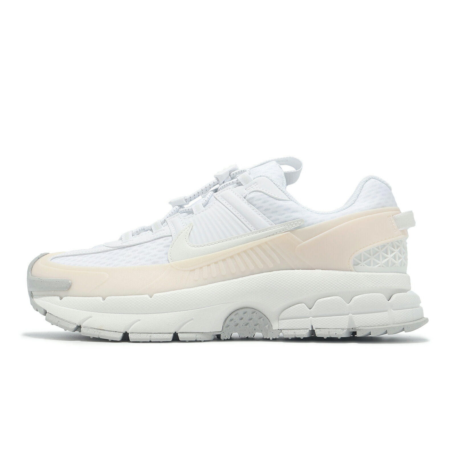 Nike 休閒鞋 Zoom Vomero Roam 男鞋 白 米白 厚底 防水鞋面 抽繩 HJ4646-100