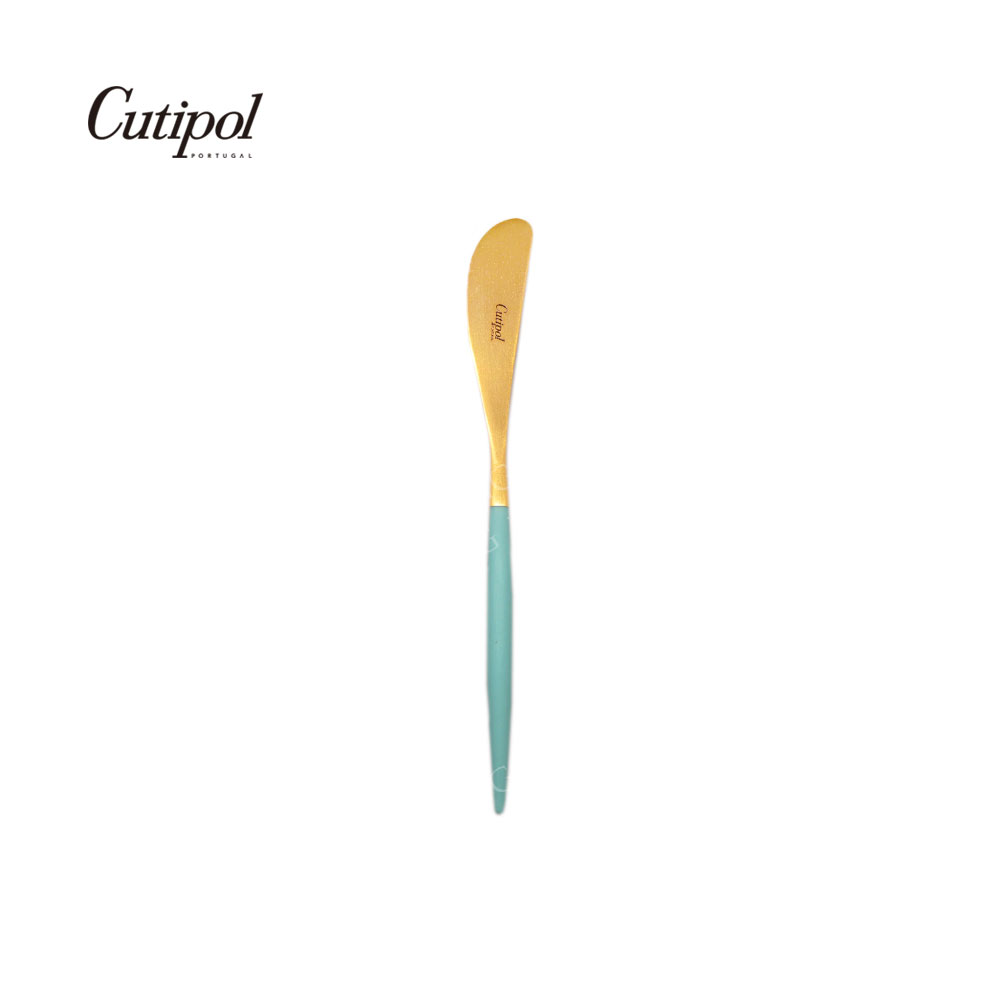 葡萄牙 Cutipol GOA系列17cm奶油刀 (蒂芬妮金)