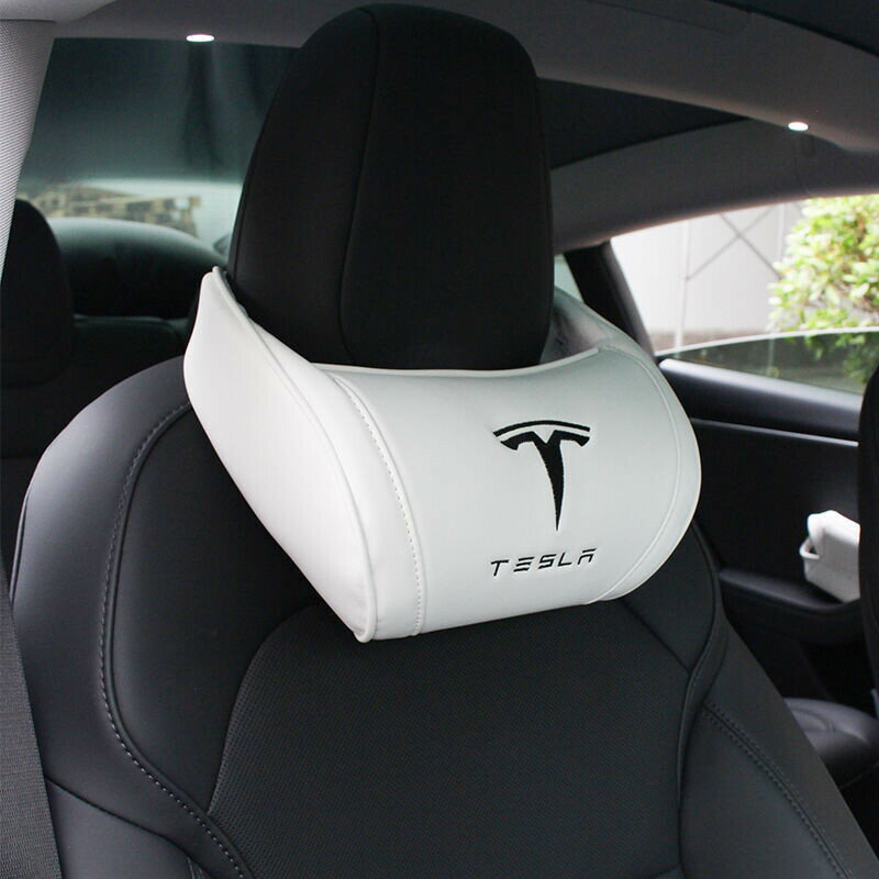 特斯拉Tesla專用頭枕煥新3 Model3 ModelY X枕車用靠枕記憶棉 座墊頭枕