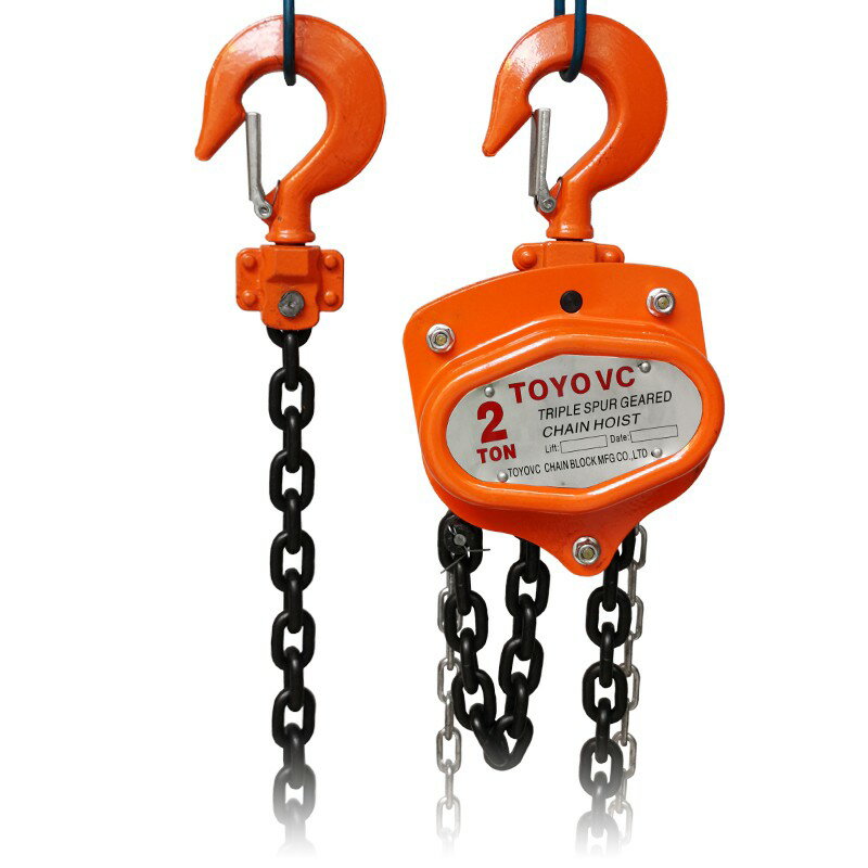 手搖吊車 手拉式吊車 起重 手動吊具 吊重 手拉吊車 緊線器 日本進口TOYOvc手拉葫蘆 起重倒鏈手動吊葫 1