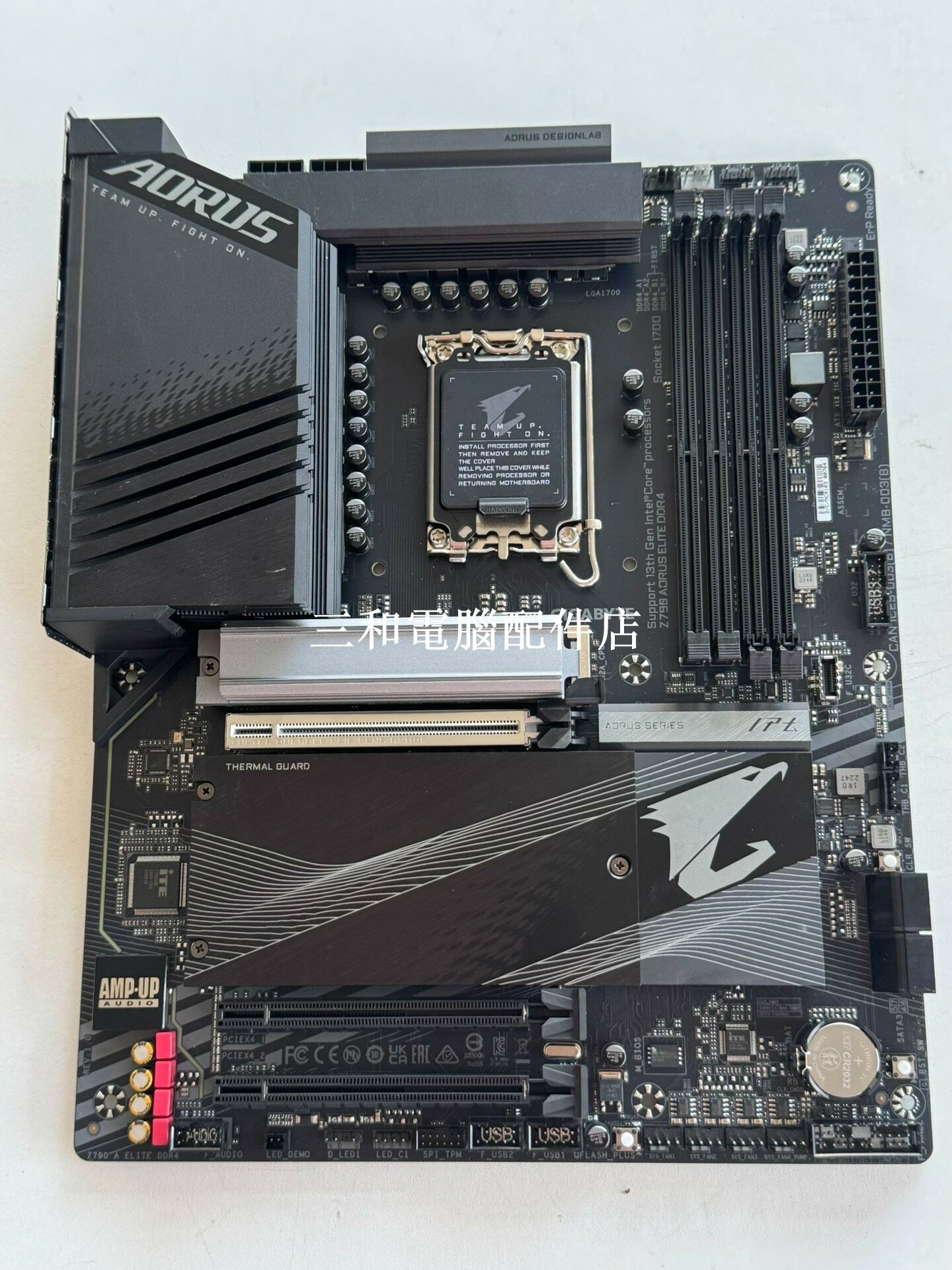 技嘉 Z790 AORUS ELITE DDR4 主機板 支援 12-14 代處理器 功能齊全 95 新 如圖展示