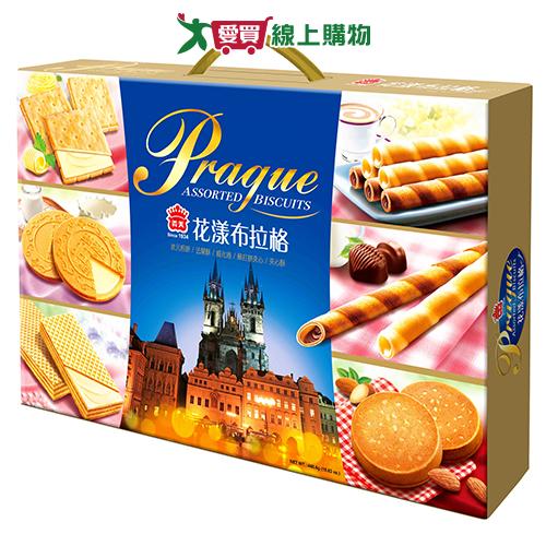義美花漾布拉格綜合西點禮盒435.6g【愛買】