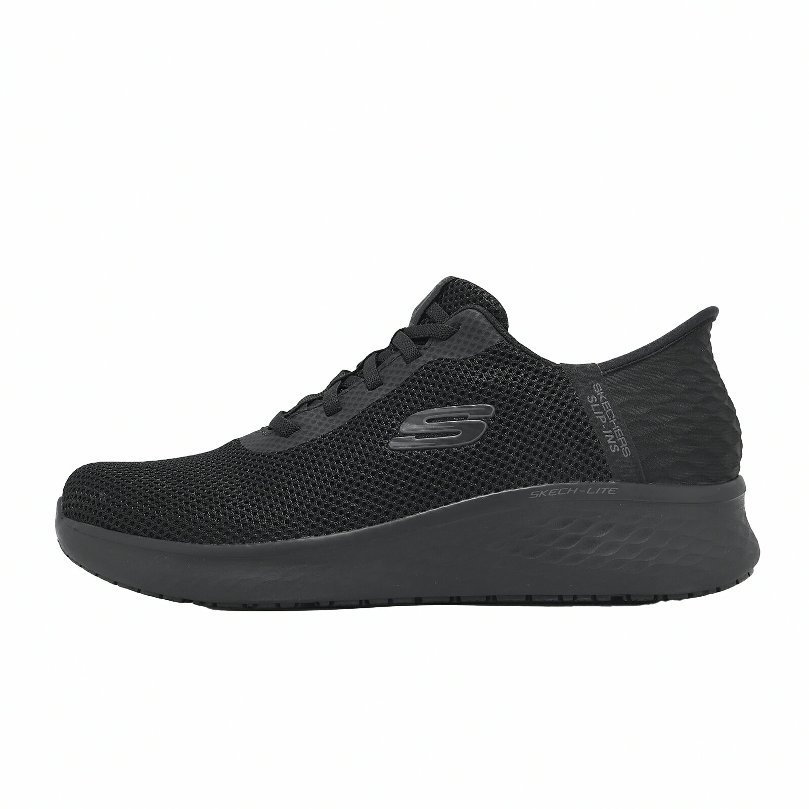Skechers 工作鞋 Skech-Lite Pro SR Slip-Ins 女鞋 黑 防滑 108209BLK