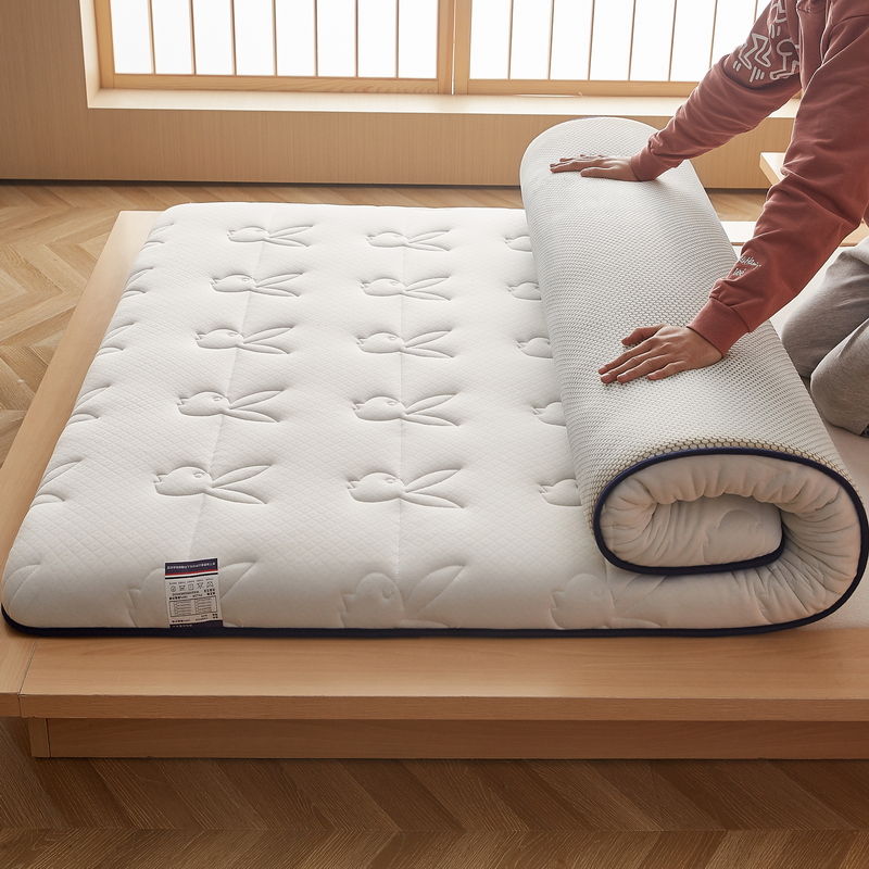 【免運】 美雅閣| 北極絨乳膠針織棉通用床墊1.8米雙人床榻榻米學生床墊床墊鋪底