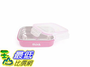 [106美國直購] thinkbaby 粉紅色 便當盒 BPA Free Bento Box 18/8不鏽鋼