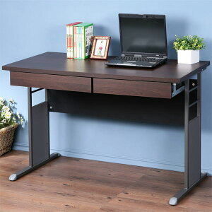 巧思辦公桌/加厚桌面/120cm(附二抽屜)❘辦公桌/書桌/電腦桌/工作桌/會議桌【YoStyle】