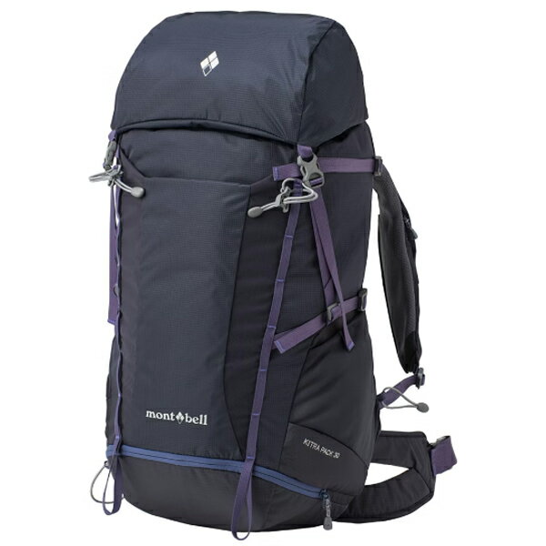 日本【Montbell】KITRA PACK 30L W'S 女健行揹包 (淺藍/海軍藍)