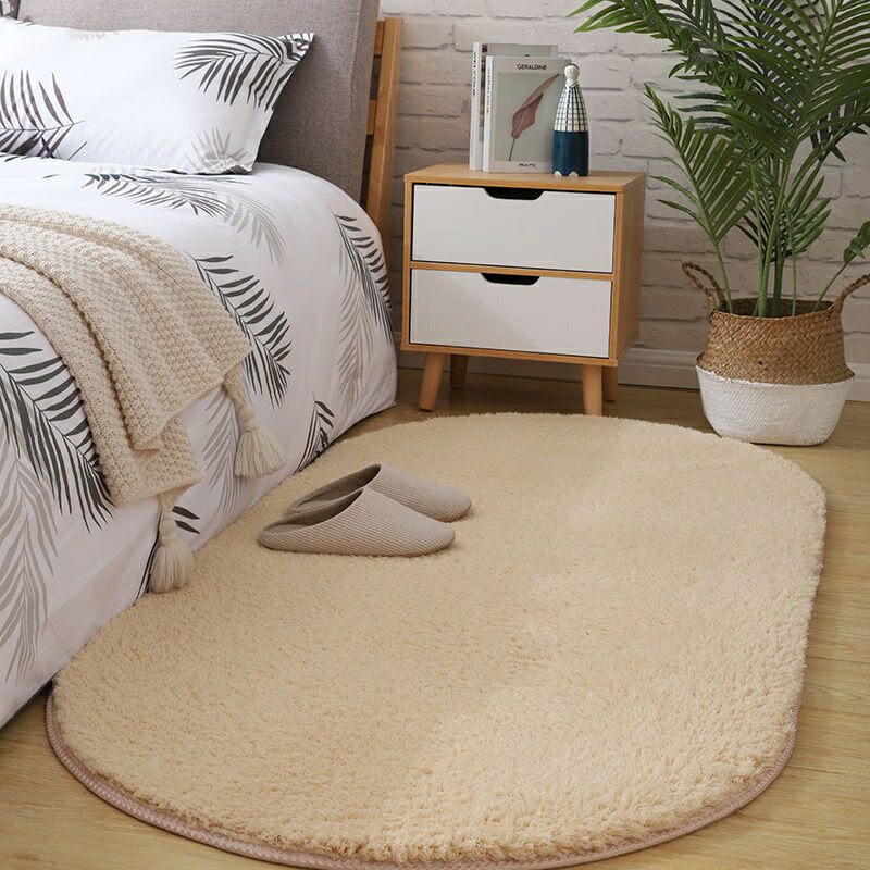 加厚羊羔絨地毯 純色地毯 可水洗地毯 客廳地毯 臥室床邊毯 茶几沙發地毯