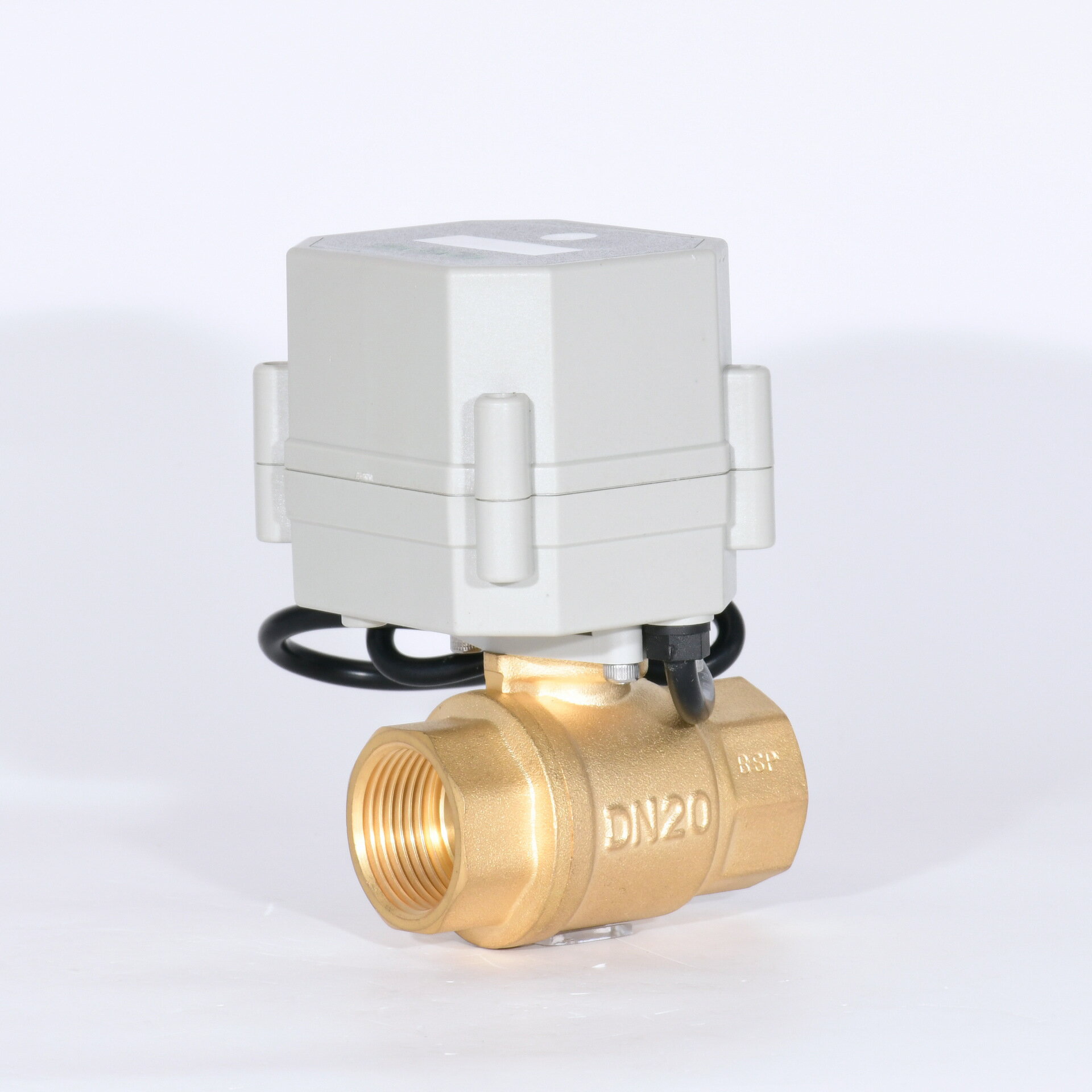4分黃銅凈水器智能定時自動排污電動球閥 電子定時排水閥