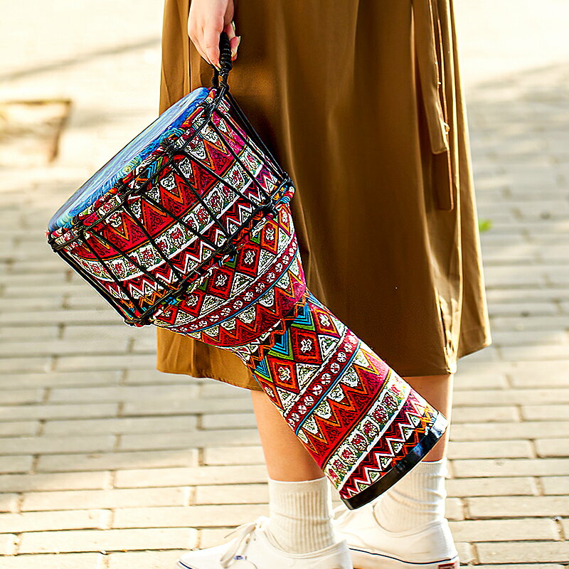 非洲鼓 手打鼓 金盃鼓 碳纖維PVC手鼓免調音非洲鼓8寸10寸兒童表演奏成人初學麗江網紅鼓『ZW9940』