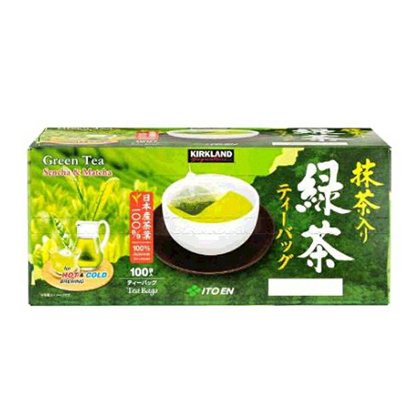 [COSCO代購4] CA1169345 Kirkland 科克蘭 日本綠茶包 1.5gx100入 抹茶添加 ITO EN 伊藤園代工