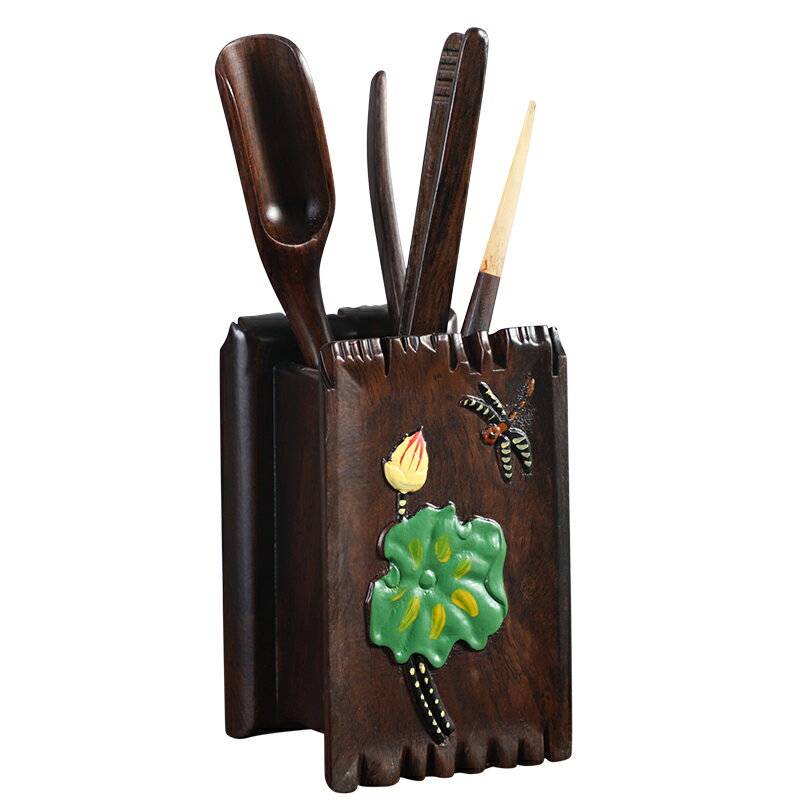 六君子套裝功夫茶道茶具6君子泡茶工具大全茶具配件茶刀茶夾6君子 1