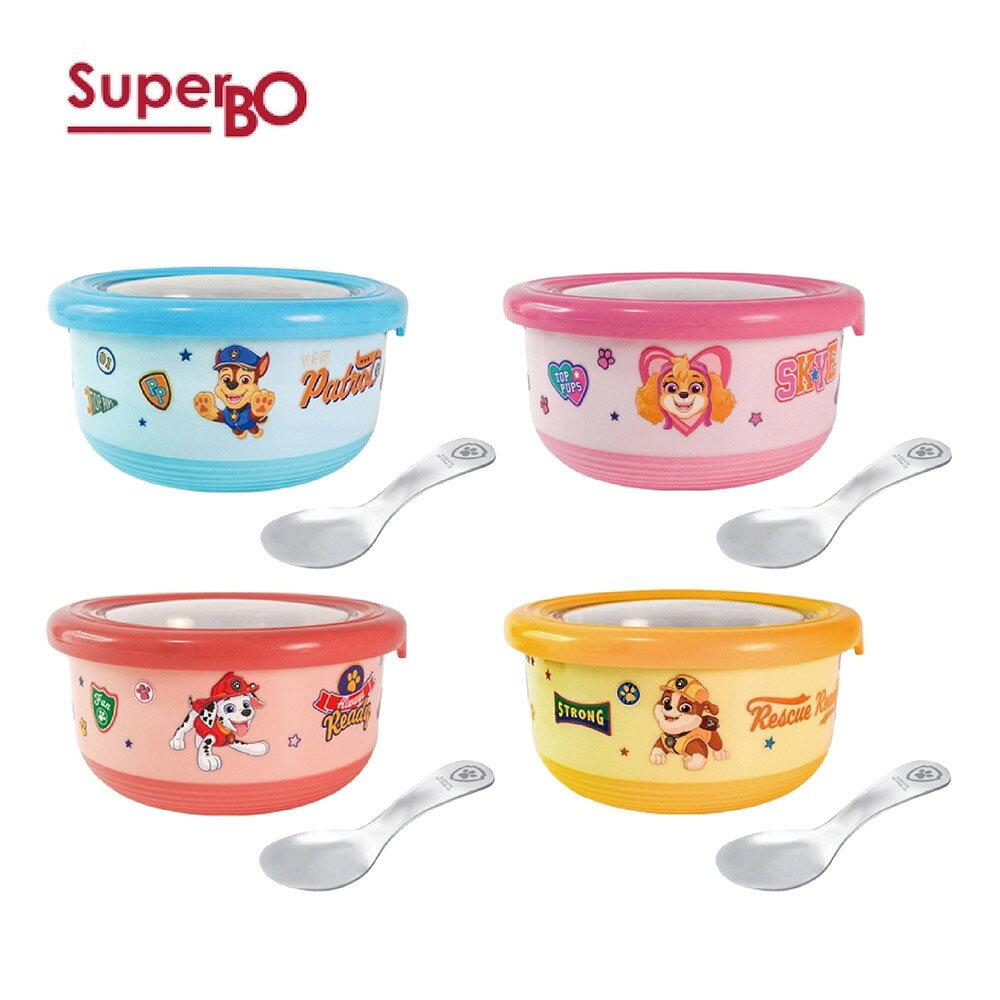 SuperBO 汪汪隊幼兒餐碗｜420ml｜附匙｜多款可選【悅兒園婦幼生活館】