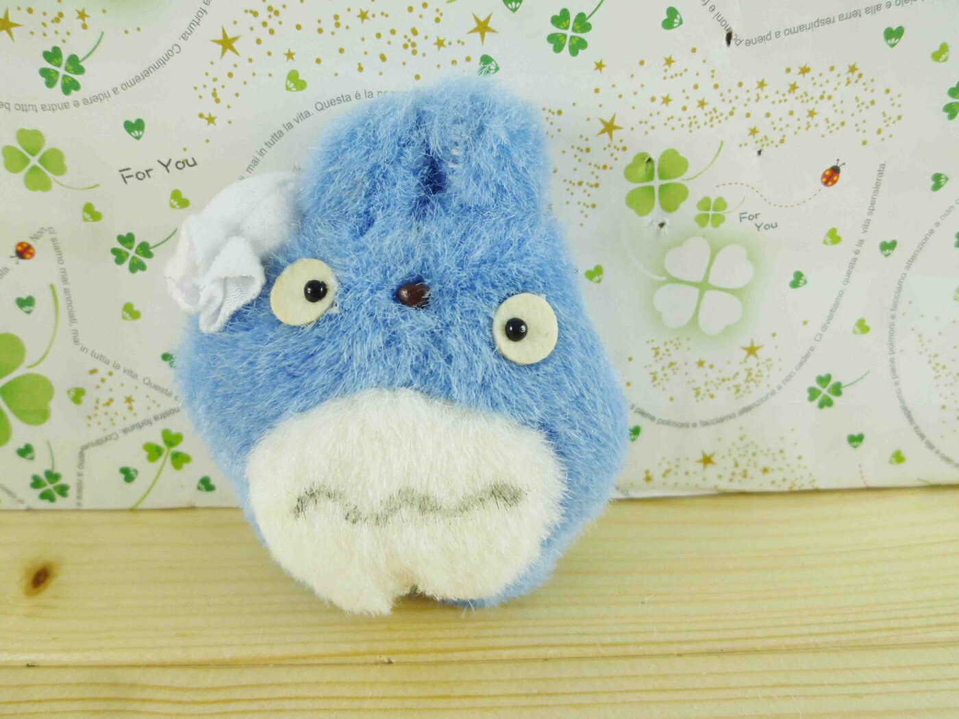 【震撼精品百貨】となりのトトロTotoro 絨毛玩偶-龍貓造型-藍 震撼日式精品百貨