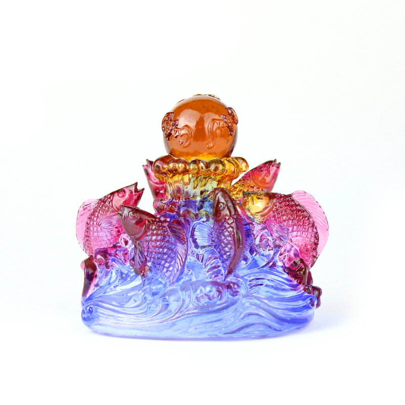 年宋韶光生肖鼠吉祥物福利雙修琉璃吊墜擺件牛年宋韶光吉祥物
