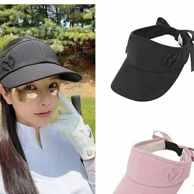 高爾夫球帽女士無頂帽子遮陽防曬百搭戶外運動休閒帽golf球空頂帽女款 WYKG