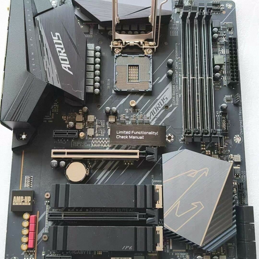 技嘉Z490小雕AORUS ULTRA 旗艦主機板 支援Intel十代 高效能 穩定性強 一年保固 電競電腦首選