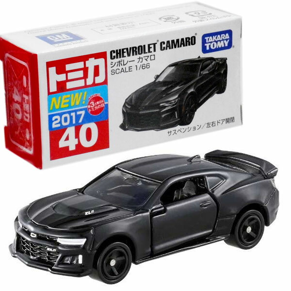 大賀屋 日貨 雪佛蘭 NO.40 CAMARO ZL1 小汽車 模型車 車子 車 多美小汽車 模型 L00010106