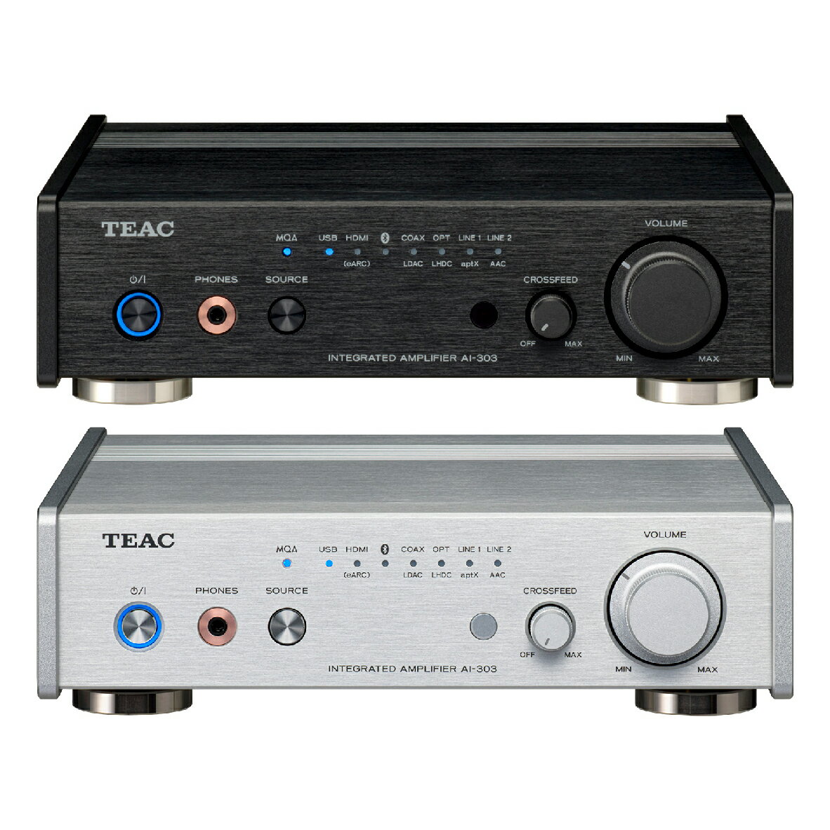 折50+10%回饋】TEAC AI-303 藍牙USB DAC 超低音輸出MQA 綜合擴大機