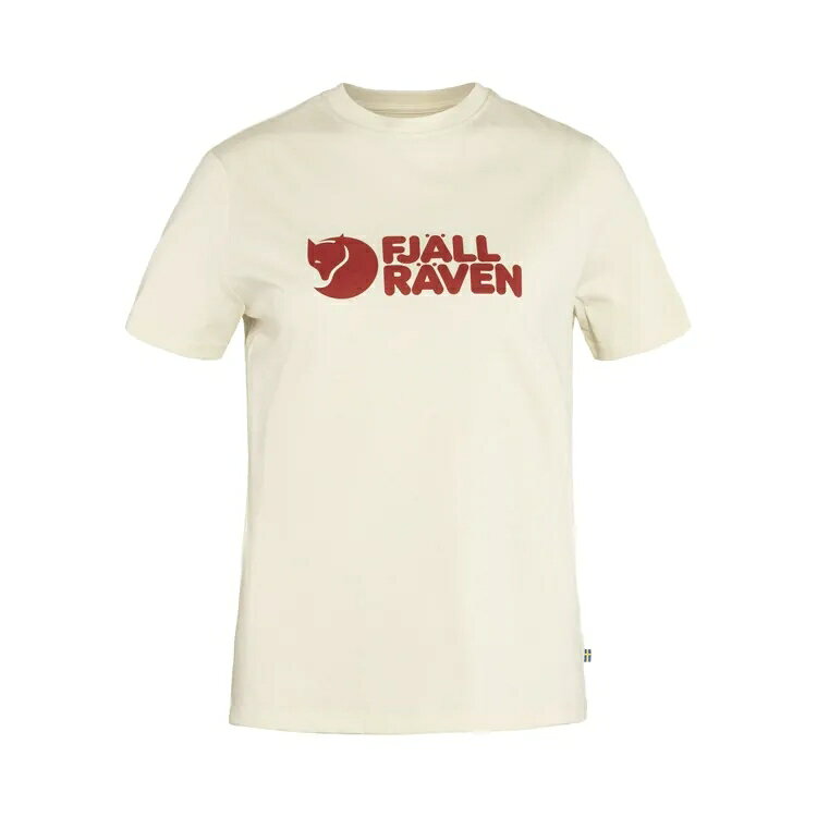 ├登山樂┤瑞典 Fjallraven Logo T-shirt 有機棉T恤 女 FR87146-113 粉筆白