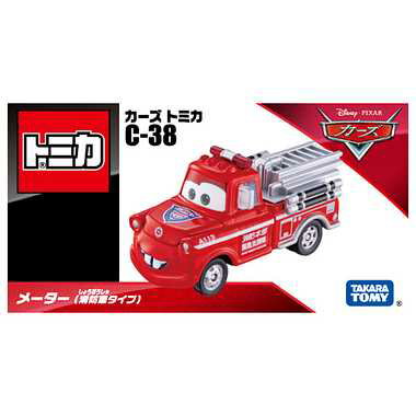 《 TAKARA TOMY 》TOMICA CARS C-38 脫線(消防救援版) 東喬精品百貨