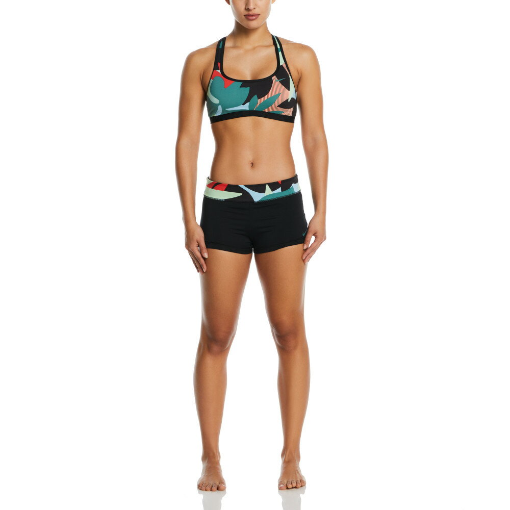 NIKE SWIM 原野花卉 水上運動型上衣 女泳褲 單件/整組皆有 戶外運動 泳裝 兩件式 24SS 【樂買網】