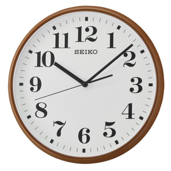 seiko SK037 精工鐘 (QXA697B) 優雅風格阿拉伯數字黑白標準鐘/35*4.5cm｜樂天全館特惠中★指定刷卡回饋10%