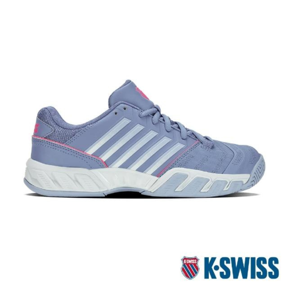 【K-SWISS】Bigshot Light 4 輕量進階網球鞋 女-藍/桃紅色 96989-095 [APP下單享4%點數]