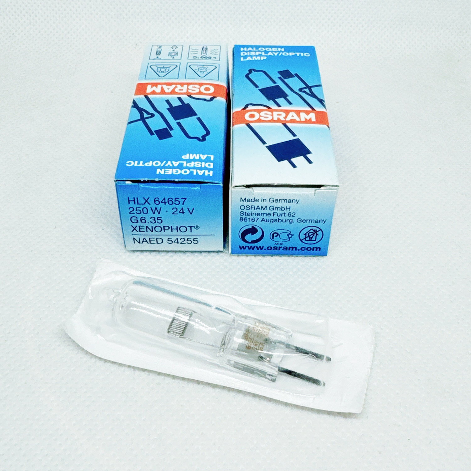 OSRAM 歐司朗 XENOPHOT HLX 64657 24V 250W G6.35 鹵素燈泡 鹵素豆燈 1
