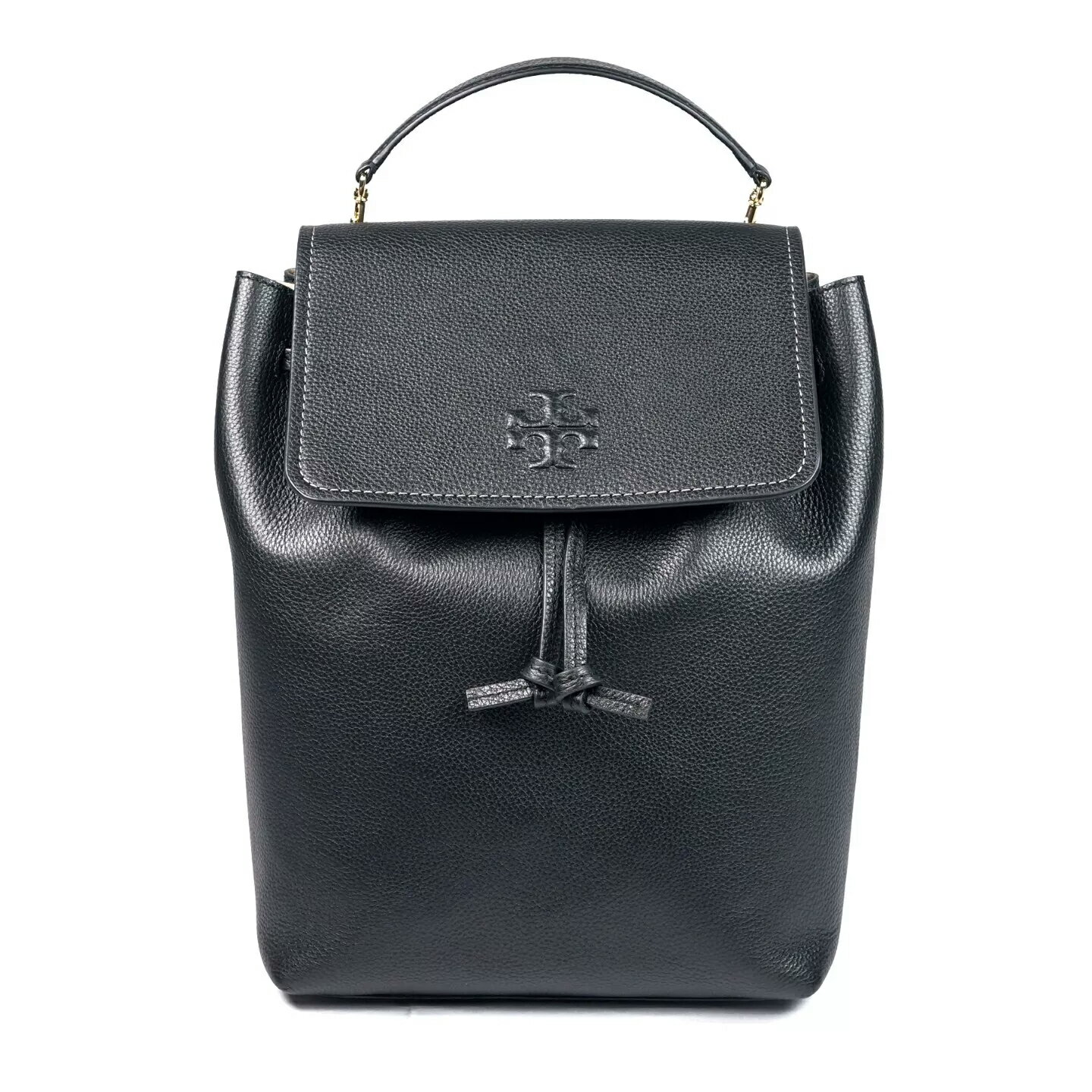 TORY BURCH Thea 純色 荔枝紋小牛皮皮革 女款大號雙肩包揹包 145920~【 菲尼斯 國際精品 ★ APP下單天天10%點數回饋 】