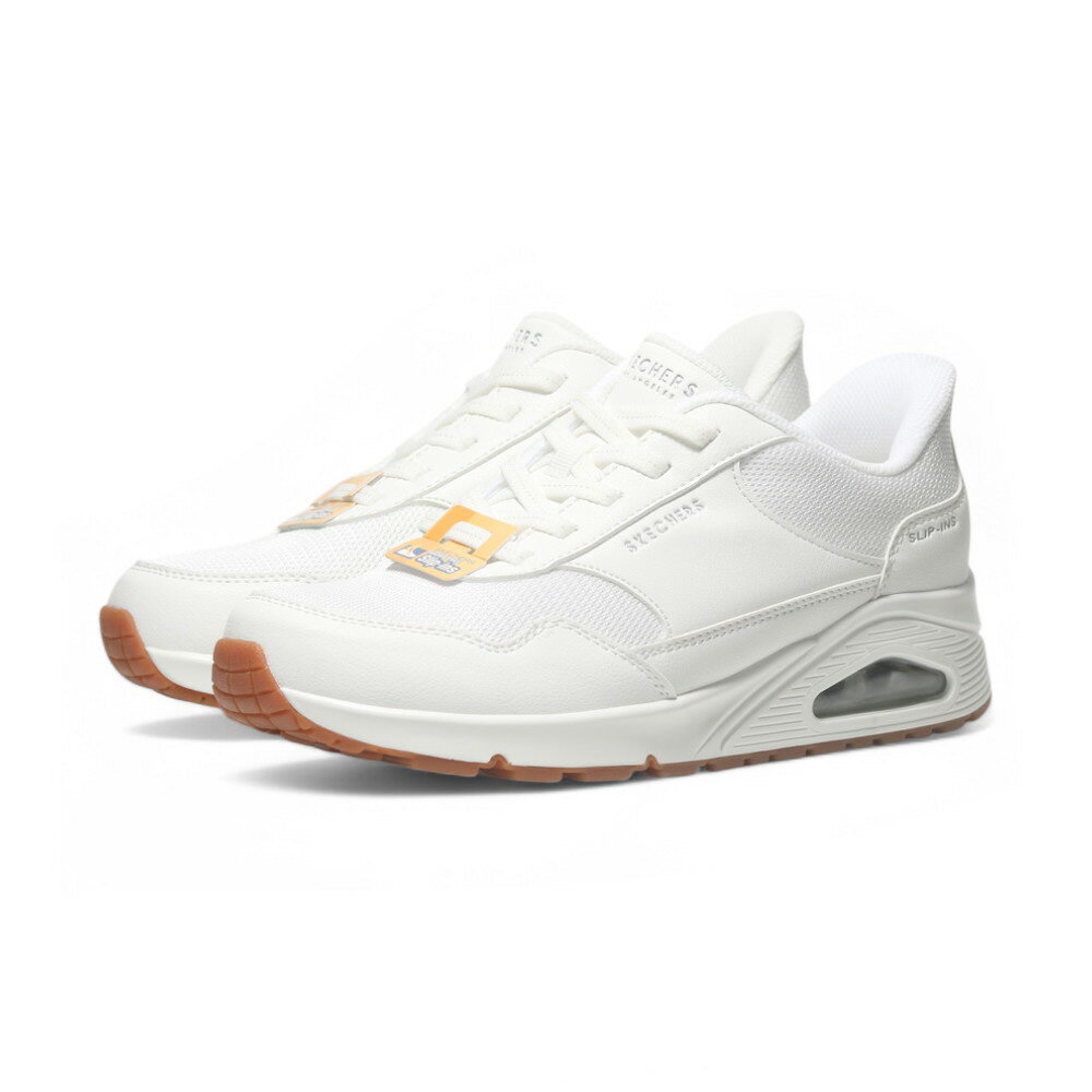 【滿千折百】SKECHERS 休閒鞋 UNO-BANKSIA 白 氣墊 瞬穿 健走鞋 女 177117WWHT
