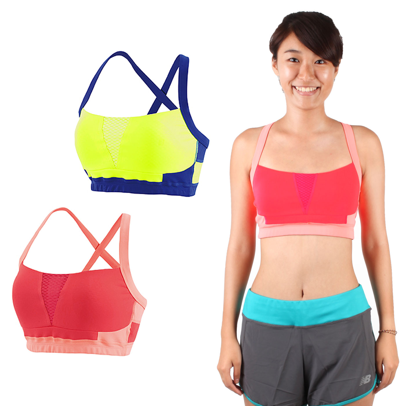 NEW BALANCE 女運動內衣(慢跑 路跑 有氧 瑜珈 運動背心 NB【61115202】≡排汗專家≡
