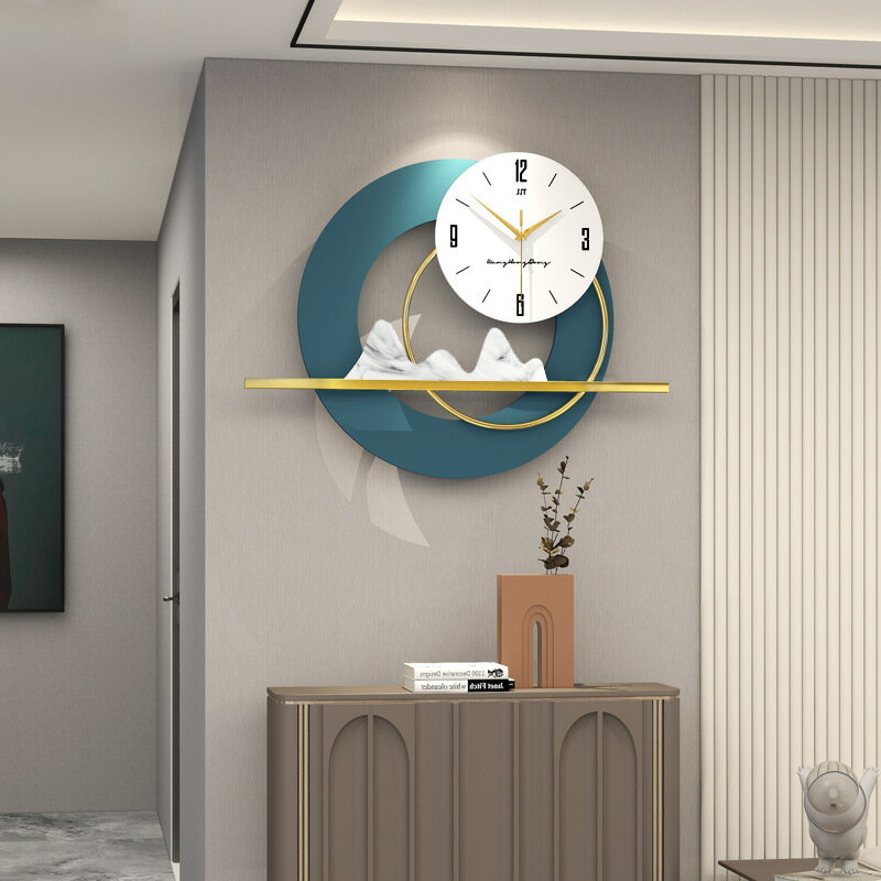 免運 掛鐘 鐘表掛鐘輕奢簡約現代客廳掛式時鐘家用時尚個性創意大氣裝飾掛表