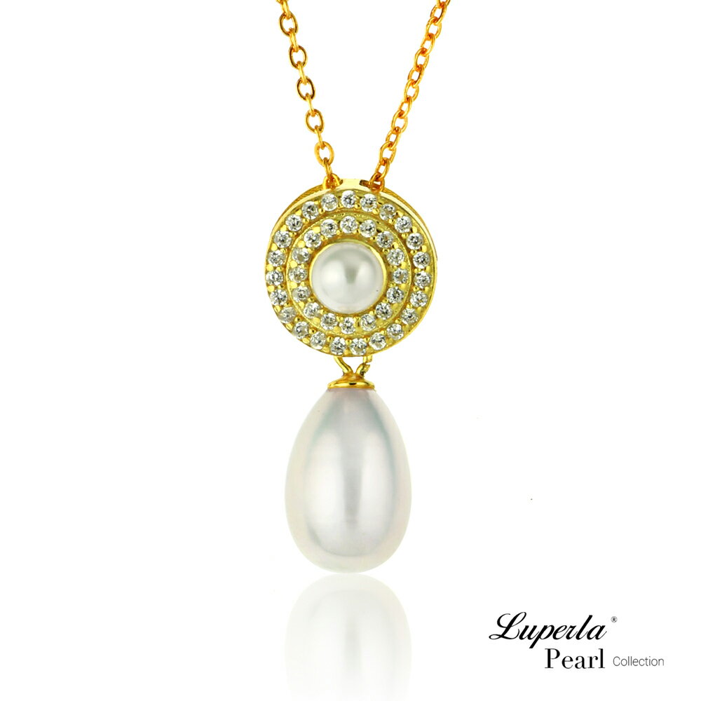 大東山珠寶 天然淡水珍珠項鍊 初見星光 925銀鍍金