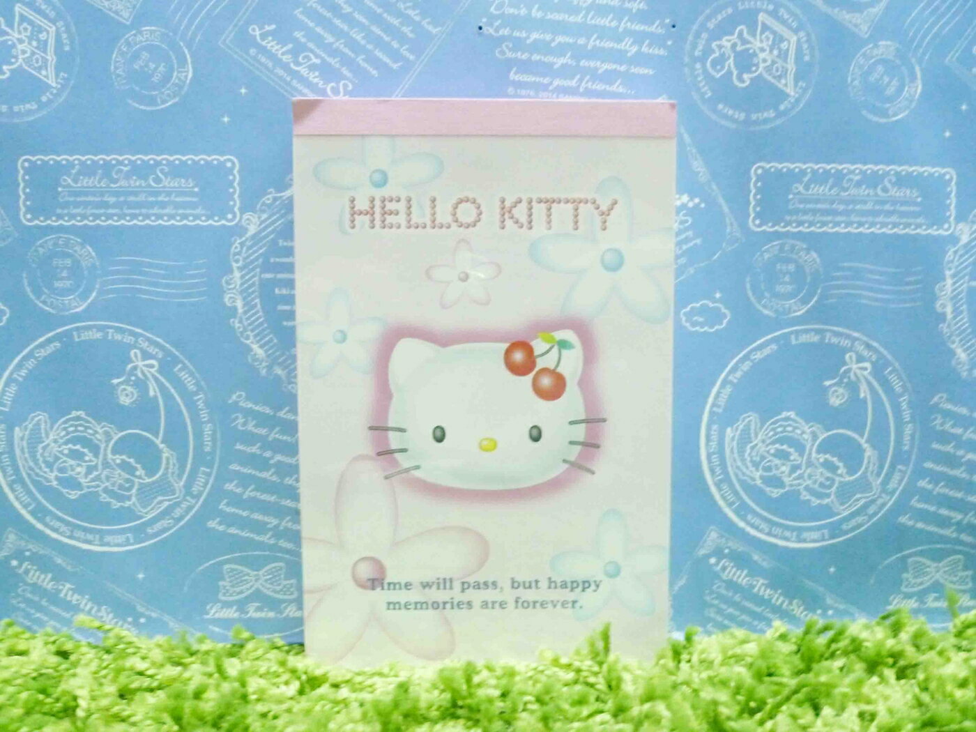 【震撼精品百貨】Hello Kitty 凱蒂貓 造型便條紙-櫻桃圖案【共1款】 震撼日式精品百貨