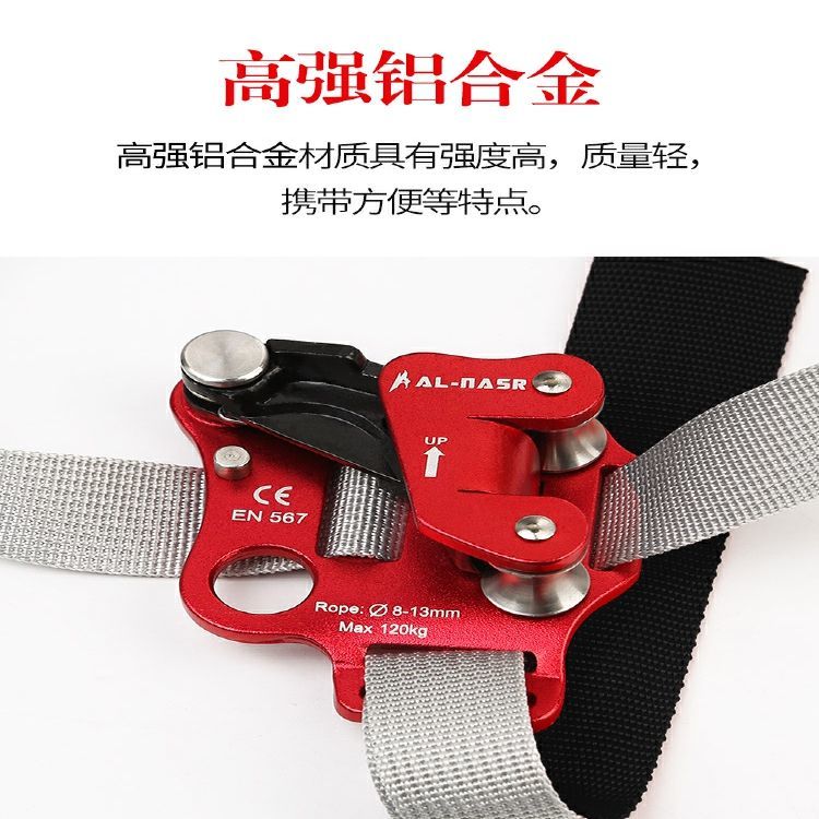 公司貨 免運 快速出貨 戶外 露營 多多阿爾納斯腳式繩索上升器攀爬器戶外攀登裝備攀巖上升工具爬D