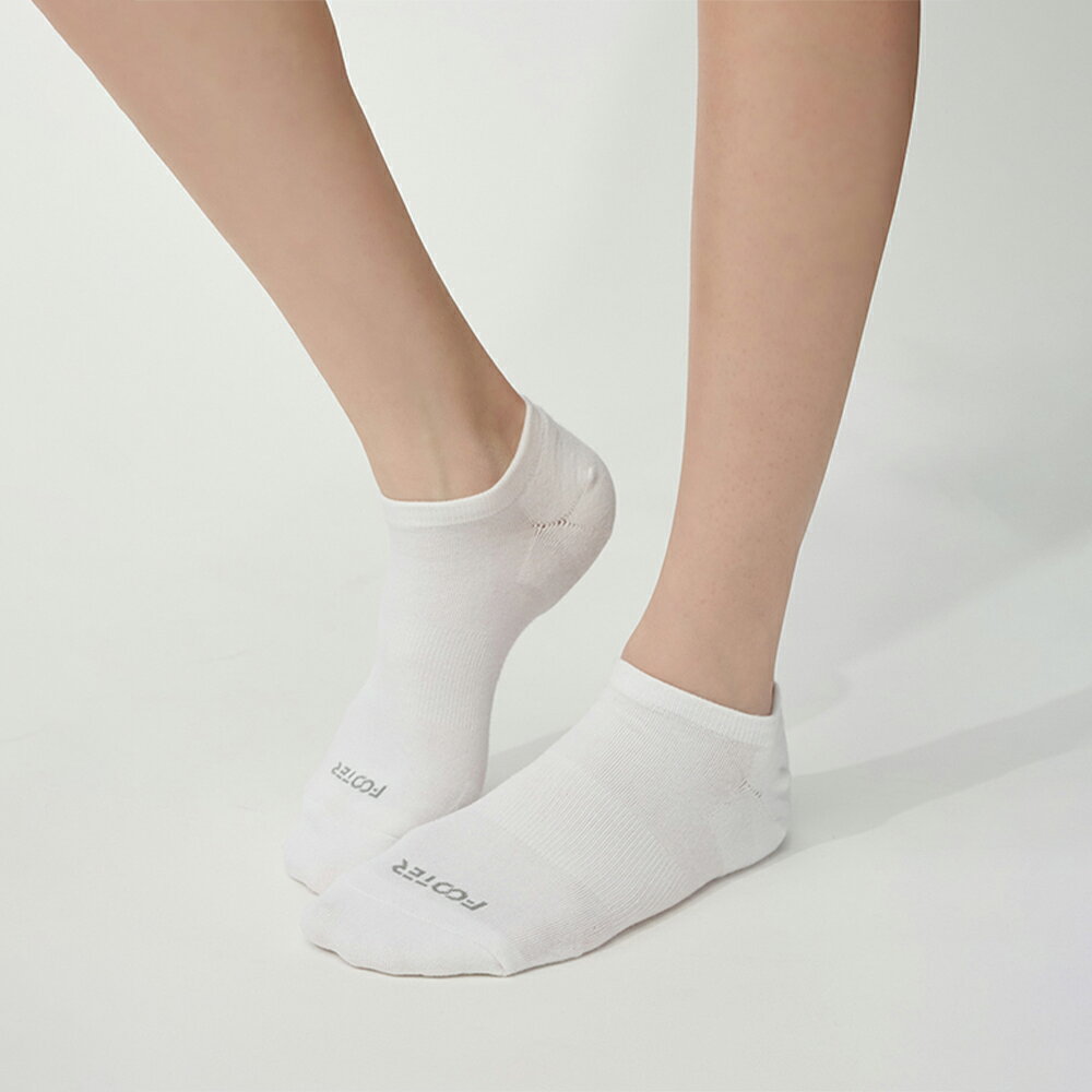 FOOTER 微分子氣墊單色船型薄襪 除臭襪 薄襪 氣墊襪 短襪(女-T71M) 1