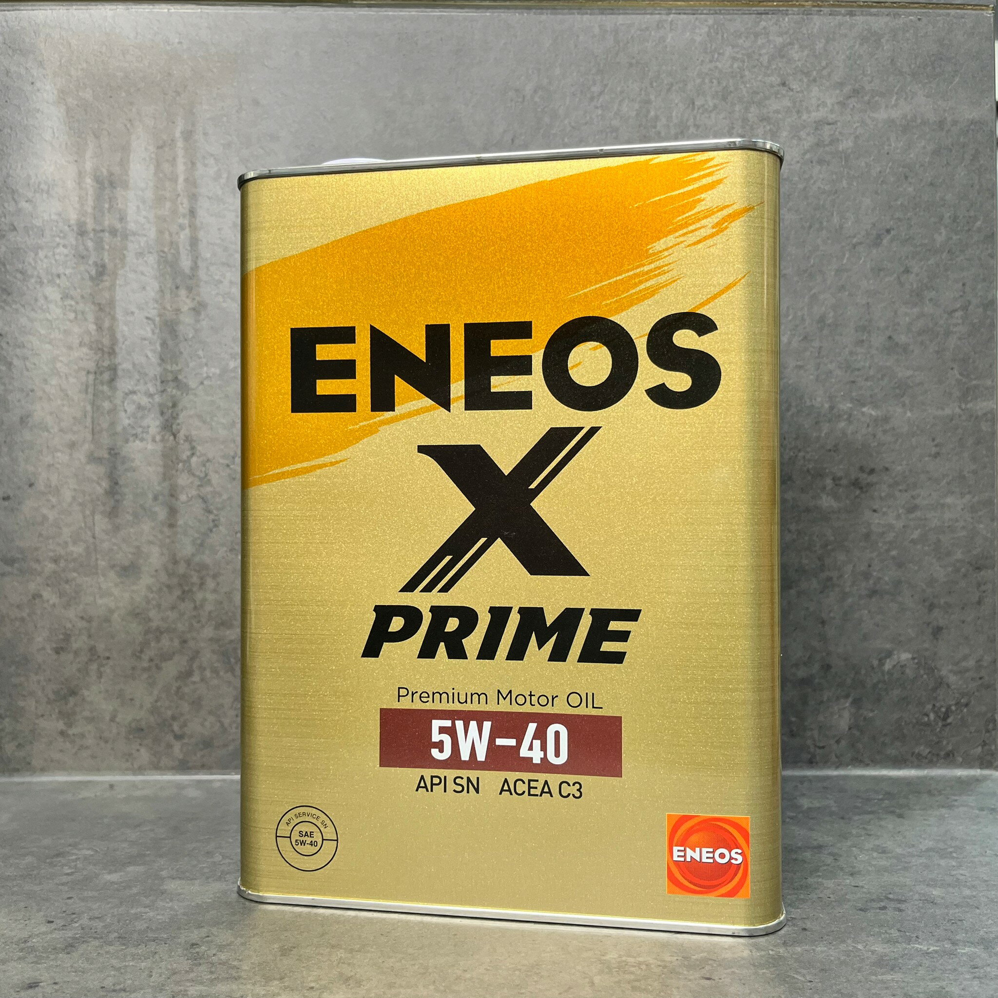 頂級金 日本製 ENEOS X PRIME 5W40 SP 4公升 鐵罐 新日本石油 5W-40 汽車 機油 關東車材