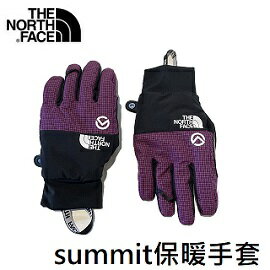 [ THE NORTH FACE ] 中性 summit保暖手套 黑紫 / NF0A52SQGP5