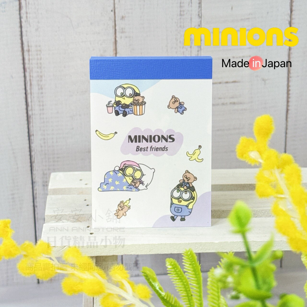 日本代購直送 M281 環球影城 小小兵&TIM 迷你便條記事本 MINIONS 便條紙 便條本 備忘錄 日本製文具