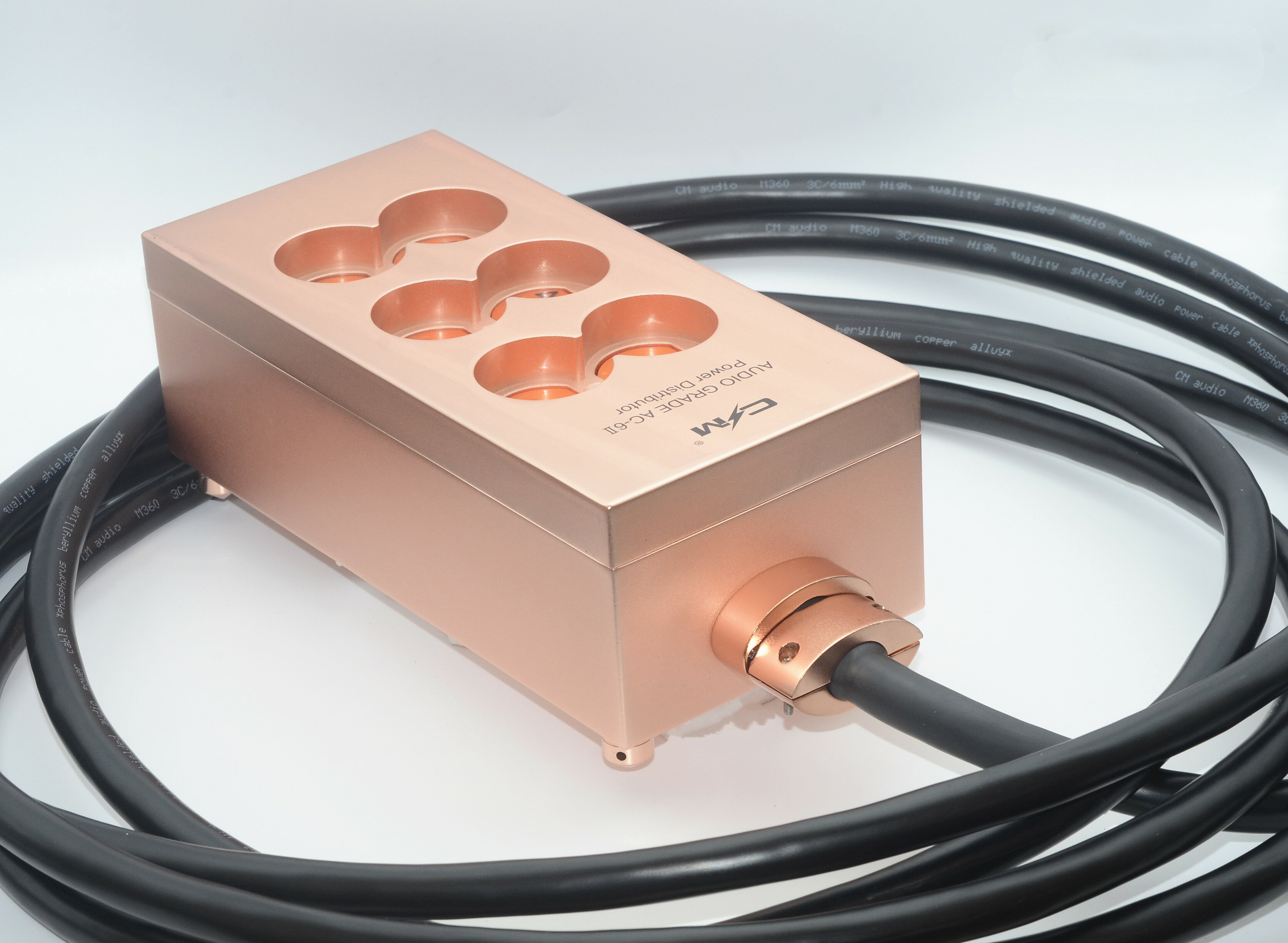 音頻設計 CM純紫銅音響級排插 美國HUBBELL FS-5362 音響專線排插