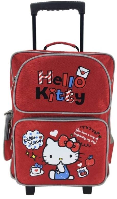 Hello Kitty三段拉桿書包