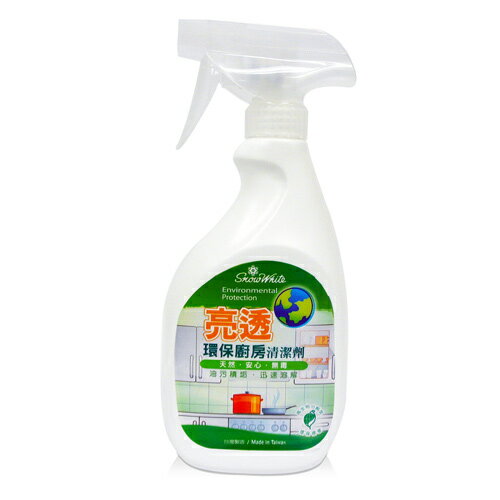 [新品上市]【史代新文具】白雪 600ml 亮透環保廚房清潔劑 (12罐/箱)