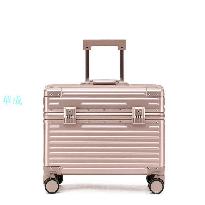 全鋁鎂合金攝影箱相機箱18寸登機箱行李箱男女20寸金屬旅行機長箱