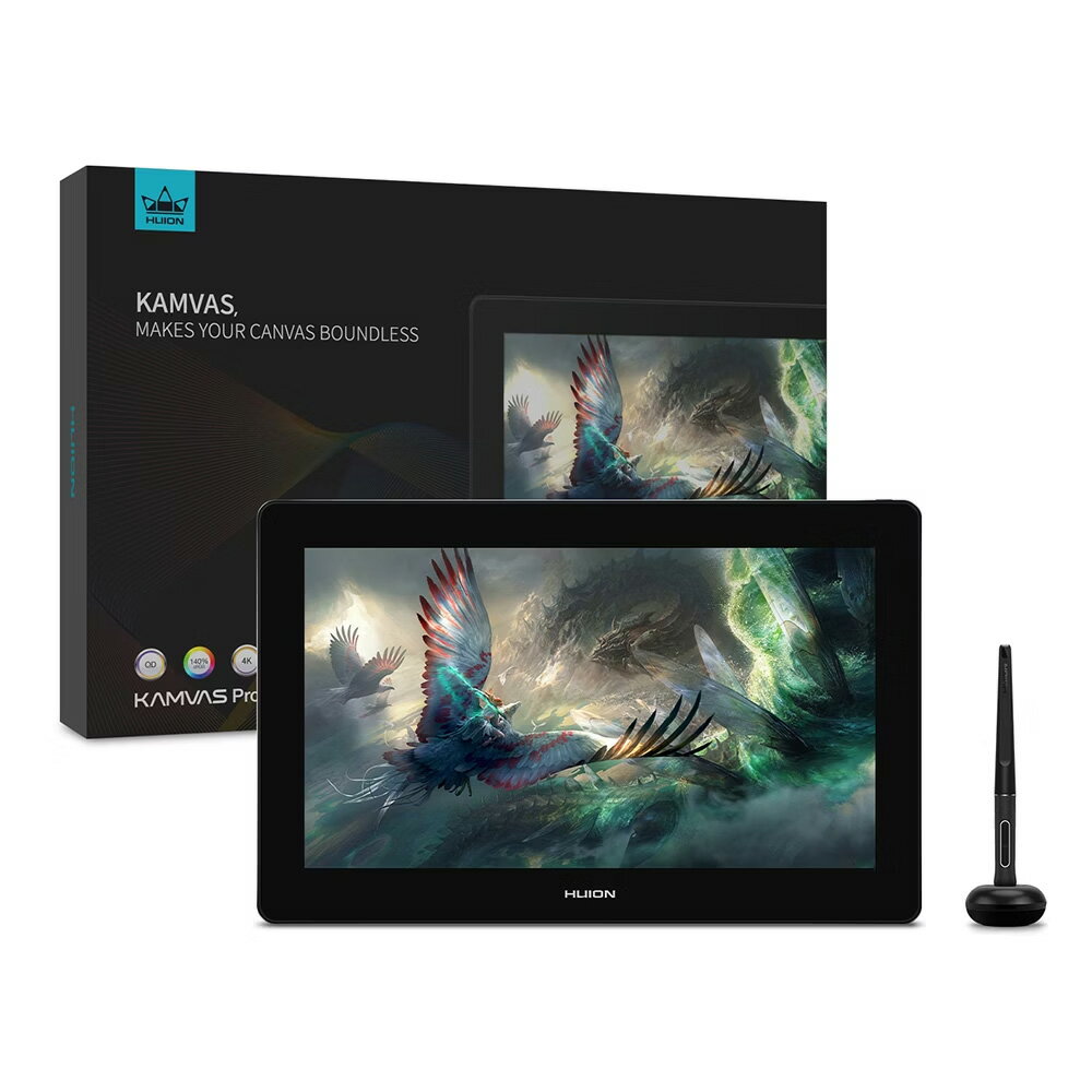 HUION 繪王 KAMVAS PRO 16 PLUS 4K 繪圖螢幕 /臺 GT1562