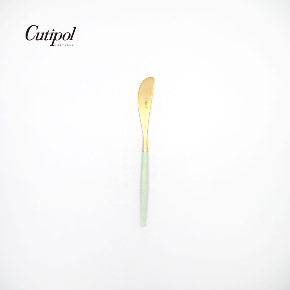 葡萄牙 Cutipol GOA系列17.3cm奶油刀 (青玉金)